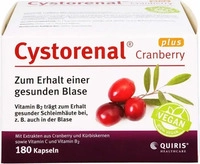 PZN-DE 01174860, Quiris Healthcare Cystorenal Cranberry plus 180 St&uuml;ck, Grundpreis: