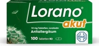 PZN-DE 07224435, Hexal Lorano akut 100 St&uuml;ck, Grundpreis: &euro; 0,31 / St&uuml;ck