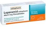 Loperamid-ratiopharm akut 2 mg