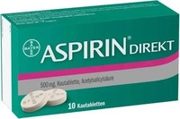 PZN-DE 04356248, Bayer Vital Gesch&auml;ftsbereich Selbstmedikation Aspirin Direkt 10