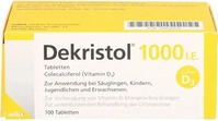 PZN-DE 10068950, MIBE Arzneimittel Dekristol 1000 I.E. 100 St&uuml;ck, Grundpreis: &euro;
