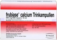 PZN-DE 03126813, STADA Consumer Health Frubiase Calcium 350 mg/500 mg 20 St&uuml;ck,