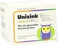 PZN-DE 05489514, K&ouml;hler Pharma Unizink Immun Plus 1x90 St&uuml;ck, Grundpreis: &euro;