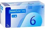 Novofine Nadeln 0,25x6 mm B2B Medical