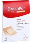 Dracopor Wundverband 3,8x3,8 cm steril hautfarben