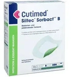Cutimed Siltec Sorbact B 7.5x7.5cm