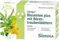 PZN-DE 10109206, Uriach Sidroga Blasentee plus mit B&auml;rentraubenbl&auml;ttern 20x2.0 g,