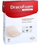 Dracofoam Haft sensitiv Schaumst.Wund.7,5x7,5 cm