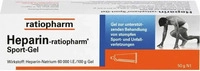 PZN-DE 04757639, Heparin-ratiopharm Sport 50 g, Grundpreis: &euro; 271,80 / kg