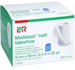Mollelast haft Binden latexfrei 6 cmx20 m blau