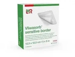 VLIWASORB sensitive bor.12,5x12,5cm superab.Wundv.