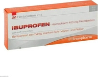 PZN-DE 07411019, Ibuprofen-Hemopharm 400 mg 20 St&uuml;ck, Grundpreis: &euro; 0,18 /