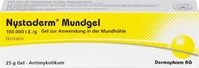 PZN-DE 03560917, Dermapharm Arzneimittel Nystaderm Mundgel 100000 I.E./g 25 g,