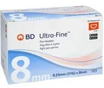 BD Ultra-fine Pen-Nadeln 8 mm 31 G 0,25 mm EurimPharm