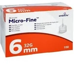 MICRO-FINE 6 mm 32 G Pen-Nadeln