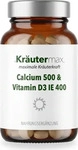 PZN-DE 18650738, Kr&auml;utermax CALCIUM 500+D3 I.E. 400 Tabletten 90 St&uuml;ck,...