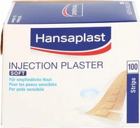 PZN-DE 00757967, Beiersdorf Hansaplast Soft Injektionspflaster Strips 19x40 mm 100