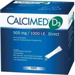 PZN-DE 12414072, Hermes Arzneimittel Calcimed D3 500 mg/1000 I.E. Direct 120 St&uuml;ck,