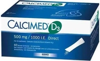 PZN-DE 12414066, Hermes Arzneimittel Calcimed D3 500 mg/1000 I.E. Direct 60 St&uuml;ck,