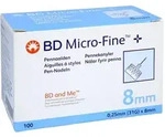Bd Micro-fine+ 8 Pen-Nadeln 0,25x8 mm Avitamed