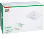 Gazin Schlitzkompressen 7,5x7,5 cm steril 8fach