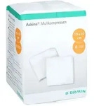 Askina Mullkompressen 10x10 cm unsteril 8fach B. Braun