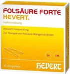 PZN-DE 04907004, Hevert-Arzneimittel FOLS&Auml;URE FORTE Hevert 20 mg Inj.-L&ouml;sung Amp.