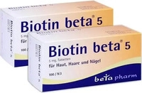 PZN-DE 13846218, betapharm Arzneimittel Biotin beta 5 200 St&uuml;ck, Grundpreis: &euro;