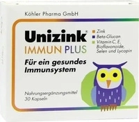 PZN-DE 05489313, K&ouml;hler Pharma Unizink Immun Plus 1x30 St&uuml;ck, Grundpreis: &euro;