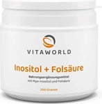 PZN-DE 11229214, Vita World Inositol + Folsaeure 200 g, Grundpreis: &euro; 92,45 / kg