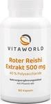 PZN-DE 11219078, Vita World Roter Reishi Extrakt 500mg 100 St&uuml;ck, Grundpreis:...
