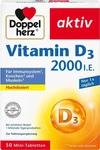 PZN-DE 16869496, Queisser Pharma Doppelherz Vitamin D3 2000 I.E. 50 St&uuml;ck,