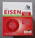 PZN-DE 17307702, Avitale Eisen direkt plus Vitamin C+Fols&auml;ure+B12 60 St&uuml;ck,