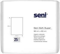 PZN-DE 17169536, TZMO Seni Soft Super Bettschutzunterlage 60x90 cm 25 St&uuml;ck,