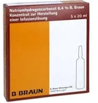 Natriumhydrogencarbonat B.Braun 8,4% Glas