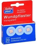 Gothaplast Wundpflaster transparent Durchm. 2.2 cm