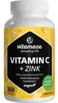 Vitamin C 1000 mg hochdosiert + Zink vegan