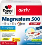 PZN-DE 18390645, Queisser Pharma Doppelherz Magnesium 500 + B12 + D3 Depot direct 60