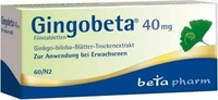 PZN-DE 12461605, betapharm Arzneimittel Gingobeta 40 mg 60 St&uuml;ck, Grundpreis: &euro;