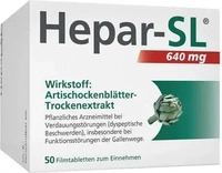PZN-DE 13583799, MCM Klosterfrau Vertriebsgesellschaft mbH Hepar-SL 640 mg 50 St&uuml;ck,