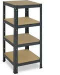 shelfplaza HOME 100x40x40 cm Schwerlastregal in anthrazit mit 4 B&ouml;den und 175 kg