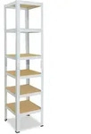 shelfplaza HOME 230x30x30 cm Schwerlastregal in wei&szlig; mit 6 B&ouml;den und 145 kg
