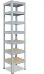 shelfplaza PRO 200x50x50 cm Schwerlastregal in verzinkt mit 7 B&ouml;den und 142 kg