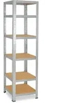 shelfplaza HOME 200x45x45 cm Schwerlastregal in verzinkt mit 6 B&ouml;den und 145 kg