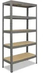shelfplaza PRO 180x80x50 cm Schwerlastregal in grau mit 5 B&ouml;den und 200 kg...