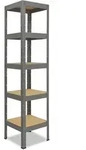 shelfplaza PRO 200x60x60 cm Schwerlastregal in grau mit 5 B&ouml;den und 200 kg...
