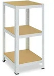 shelfplaza HOME 90x50x50 cm Schwerlastregal in wei&szlig; mit 3 B&ouml;den und 175 kg Traglast