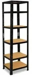 shelfplaza BLACK 200x45x45 cm Schwerlastregal in schwarz mit 6 B&ouml;den und 145 kg