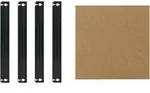 shelfplaza BLACK 60x60 cm Fachboden-Set in schwarz f&uuml;r BLACK Schwerlastregale
