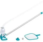Poolpflege Basis Set AquaCleanTM mit pumpenbetriebenem Poolsauger & Kescher f&uuml;r ...